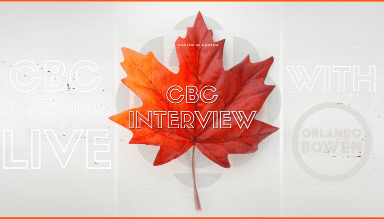 Orlando Bowen Shares Canada Racism Study on CBC Morning Live